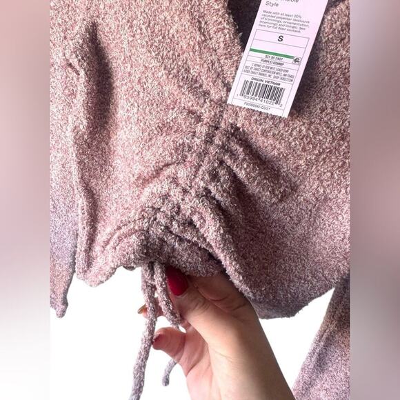 48. WILD FABLE | NWT Plush Adjustable Crop Long Sleeve SZ:S - Picture 4 of 8